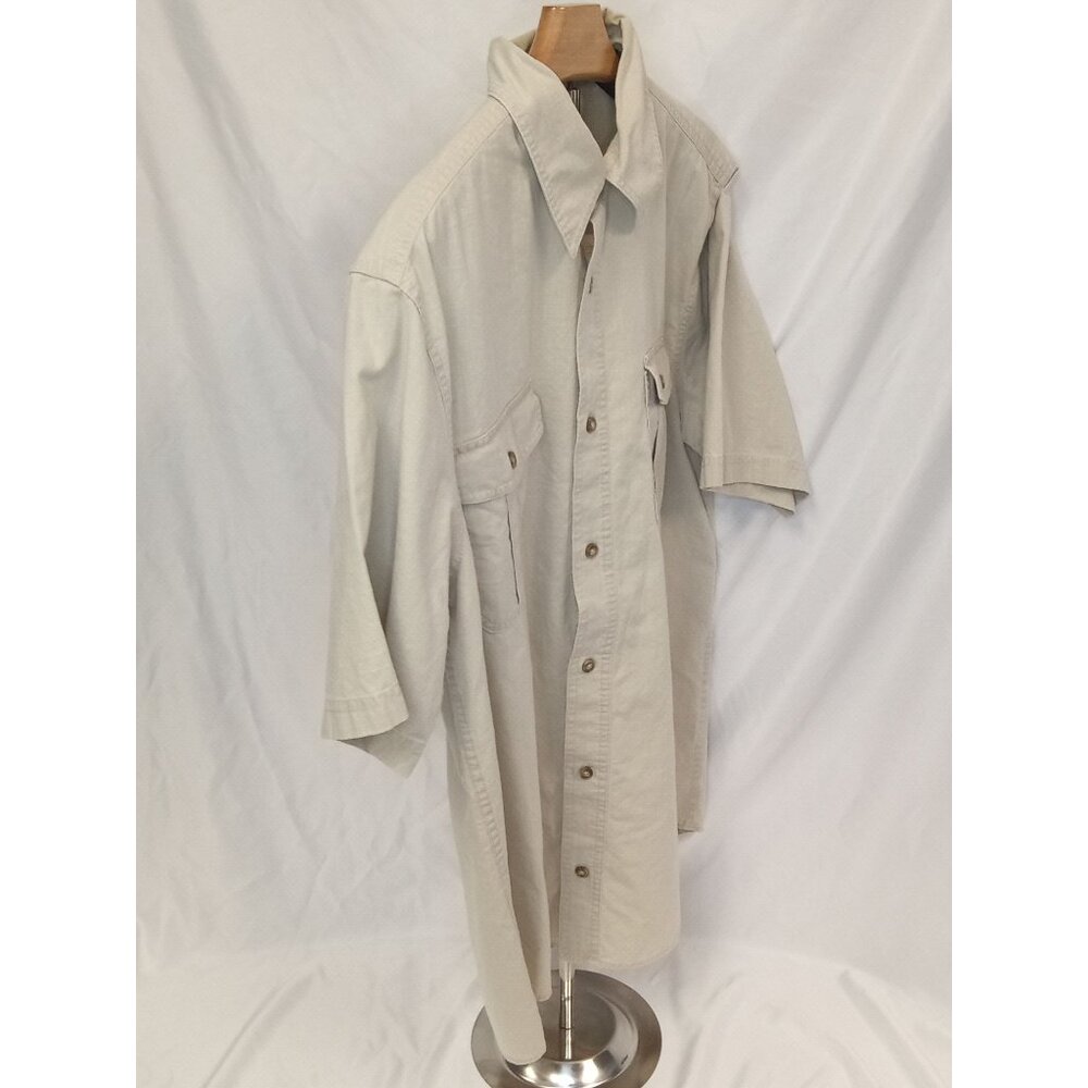 Covington Basic Editions Tan White Button Down Co… - image 11